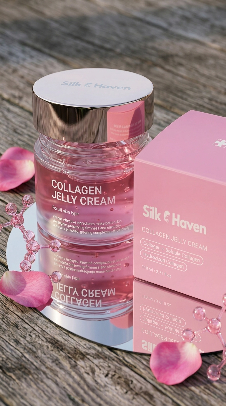 Silk Haven® – Collagen Jelly Cream Crema Viso Elasticizzante & Illuminante